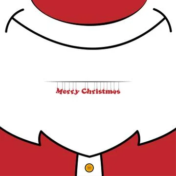 Close up of Santa Claus Stock Illustration