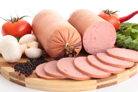 Close up sausage Stock Photos