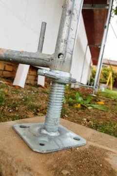 Close-up on a scaffold Stock Photos