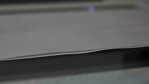 Close up of scanning a document Stock Footage 77686541