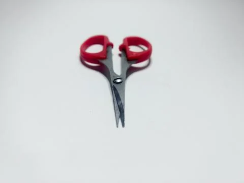 Close up of scissors isolated on white background Stock Photos