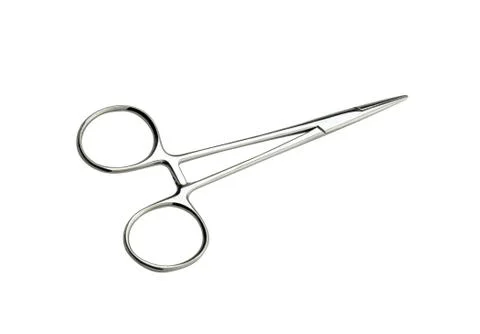 Close up of scissors on white background Stock Photos