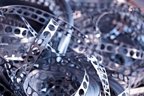 Close-up of scrap metal Foto stock