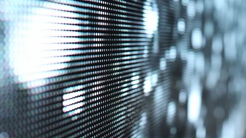 A close up of a screen with a pattern of dots. Stock Footage 314887740