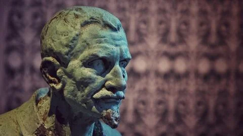 A close up of a sculpture Stock-Fotos