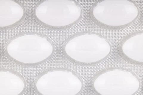 Close up of sealed blister tablets Stock Photos