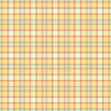 Close up seamless fabric vector, site plaid tartan textile. Scenery pattern.. 스톡 일러스트