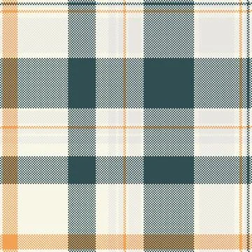 Close-up seamless pattern plaid, damask textile fabric check. Nostalgia tar.. Illustrazione stock