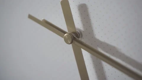 Close-up the second hand moves Stock Footage 162655975