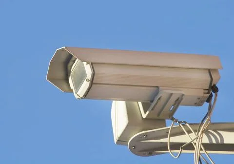 Close-up of a security digital cctv camera Close-up of a security digital ... Stock-Fotos