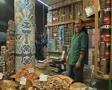 Close up of seller standing in market shop SD Footage