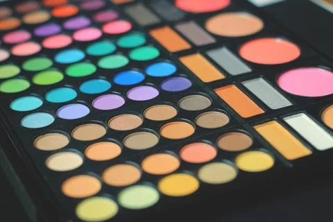 Close up. set of cosmetics on a black background Stock Photos