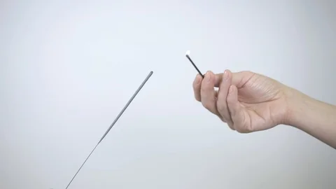 Close up of setting fire to the sparkler with a match 스톡 동영상 105068655