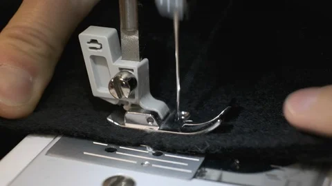 Close-up of sewing machine Stock Footage 126969500