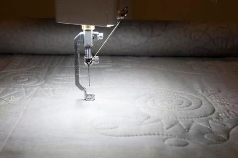 Close up sewing machine Stock Photos
