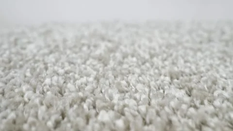 Close-up of shaggy silver carpet camera movement Stock Footage 152283060