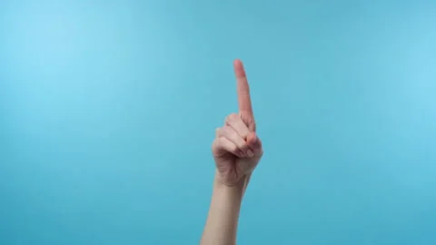 Close-up of a shaking finger 库存影片 171539154