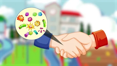 Close up of shaking hands, Spreading of ... | Stock Video | Pond5