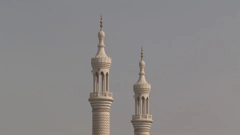 Close up of Sheikh Zayed Mosque, Ras Al Khaimah. Stock-Footage 88657227