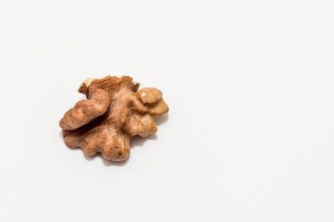 Close-up of shelled walnuts background Stock Photos