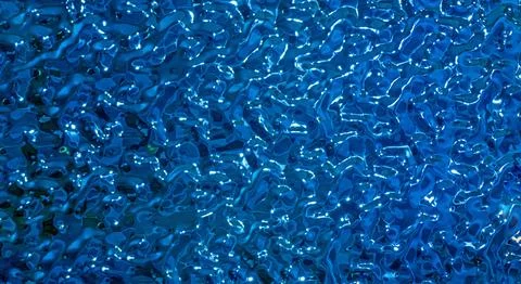 Close-up of shimmering blue water surface with reflections Stock Illustration