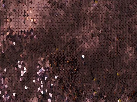 Close up shinny sequin material. High quality photo Stock Photos