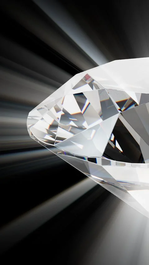 Close-up of shiny diamond Stock-Footage 331321690