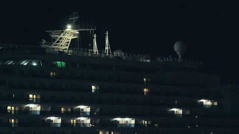 Close-up ship in motion 스톡 동영상 150130137