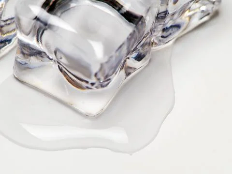 Close up shoot of ice cubes Stock Photos