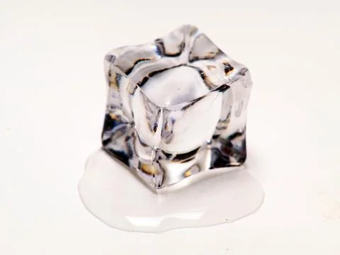 Close up shoot of ice cubes Stock Photos