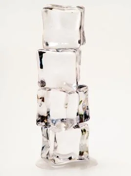 Close up shoot of ice cubes Foto stock