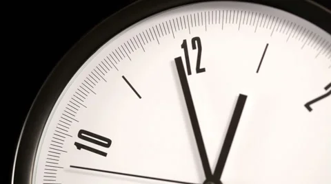 Close up shoot of  ticking clock Stock Footage 45907419