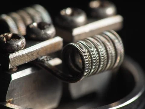 Close up shoot of vape / e cigarette Foto stock