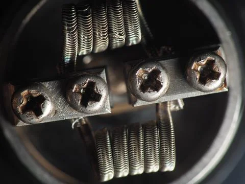 Close up shoot of vape / e cigarette Foto stock