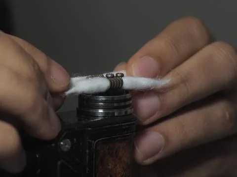 Close up shoot of vape / e cigarette Stock Photos