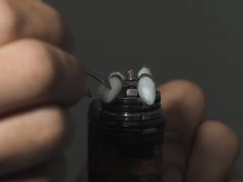 Close up shoot of vape / e cigarette Stock Photos