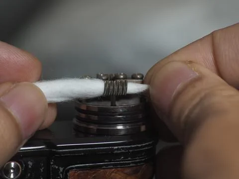 Close up shoot of vape / e cigarette Stock Photos