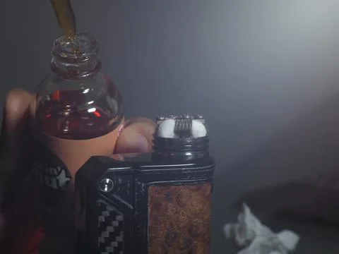 Close up shoot of vape / e cigarette Stock Photos