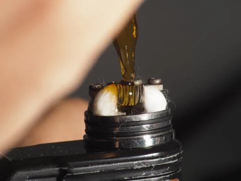 Close up shoot of vape / e cigarette Stock Photos