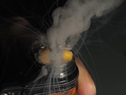 Close up shoot of vape / e cigarette Stock Photos