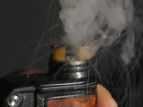 Close up shoot of vape / e cigarette Stock Photos