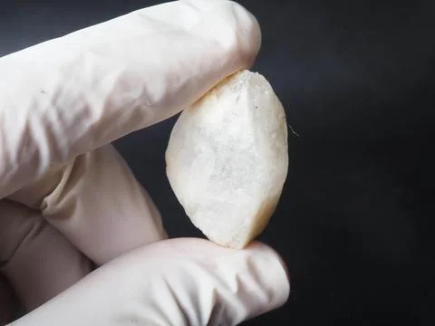 Close up shoot of white gemstone Stock Photos