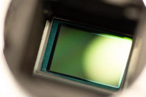 Close up shot of APC-S camera sensor Stock Photos