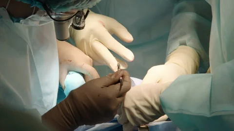 Close-up shot of attentive attentive doctors Stock Footage 236052939