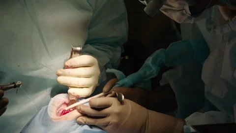 Close-up shot of attentive attentive doctors Stock Footage 236056143