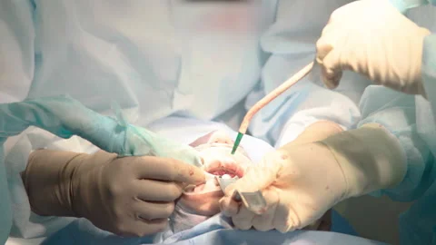 Close-up shot of attentive attentive doctors Stock Footage 236056468