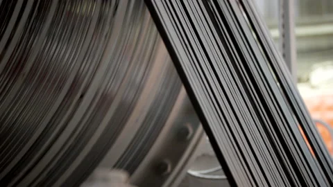 Close Shot of Ball Mill in a Ceramic Tile Factory Slow Motion Stock Footage 167127745