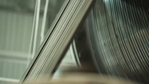 Close Shot of Ball Mill in a Ceramic Tile Factory Slow Motion Stock Footage 167127792