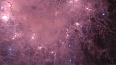 Close shot of beautiful firework Stock Footage 86416208