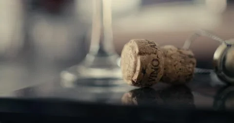 Close Up Shot of Bottle Cork Stock-Footage 149404537